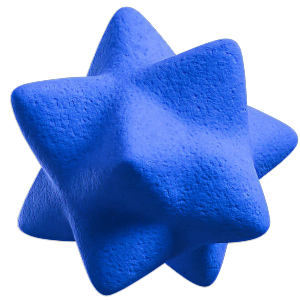 blue sphere decoration