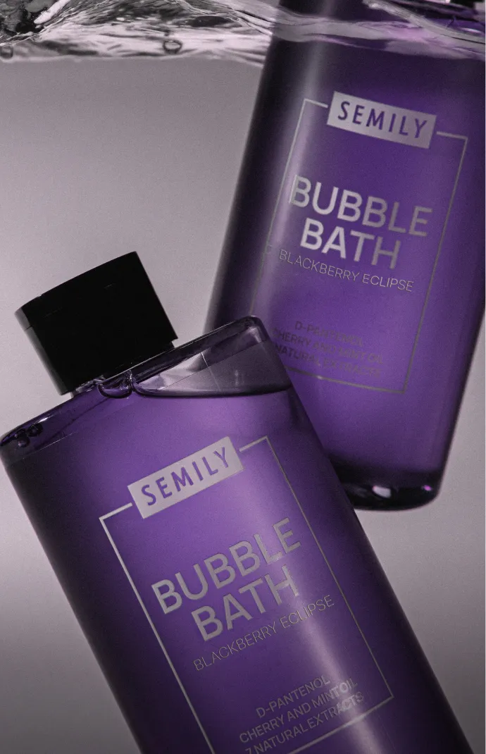 Пена для ванны ежевика