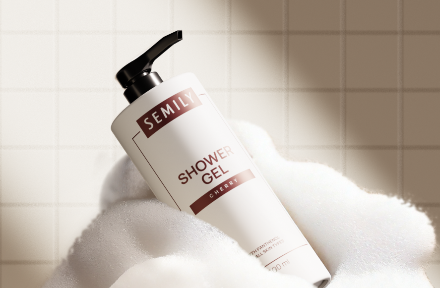 Парфюмированный гель для душа вишня